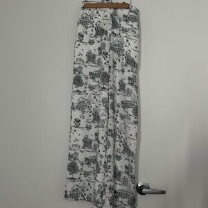 SugarLips Small patterned work pants, high waisted, never worn